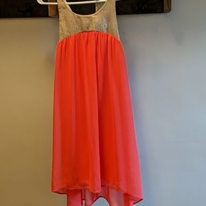 Coral dress